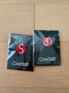 CineStill Red Enamel Pin - S Logo